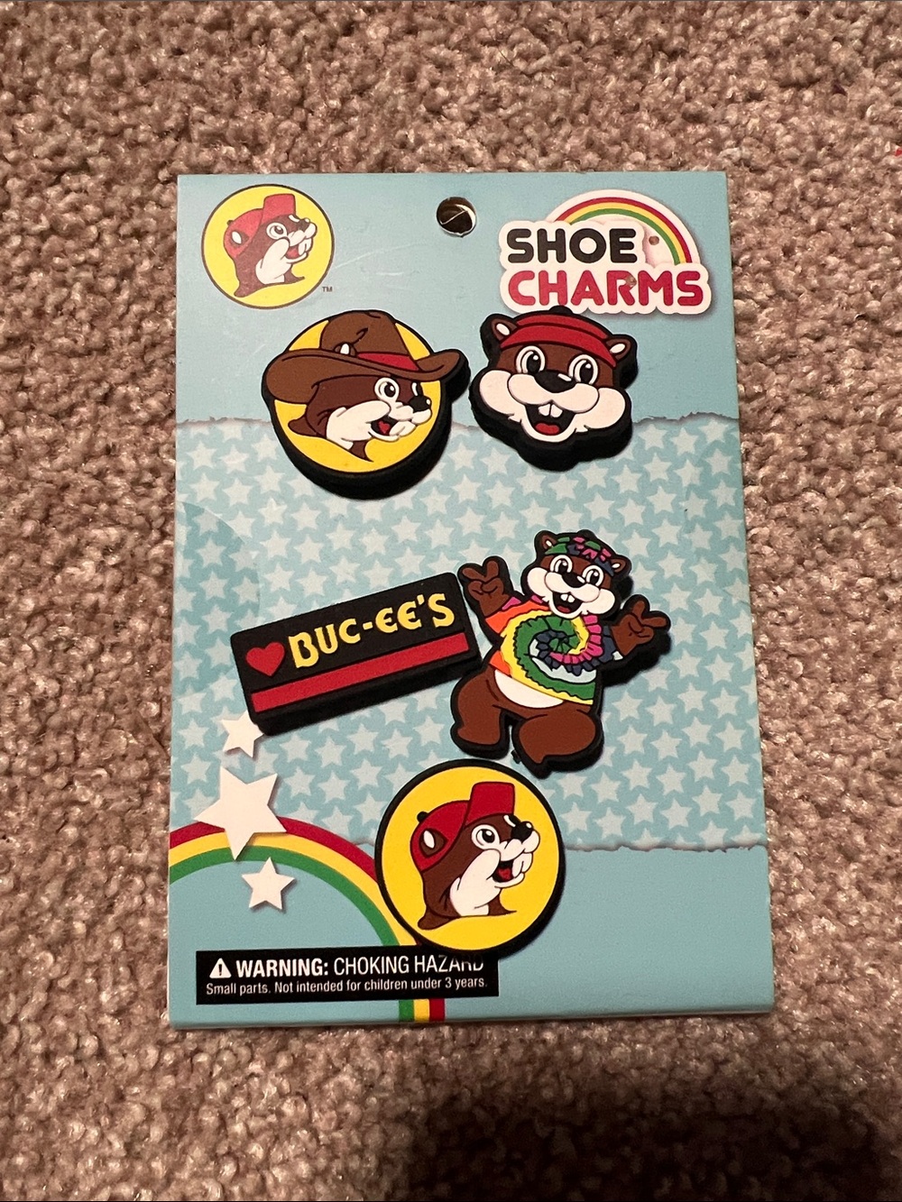 🎉5/$25 Buc-ee's Shoe Charms Set with Beaver Icons